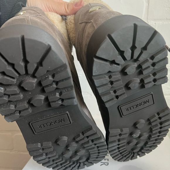 Moncler Patty Shearling ankle combat boots - new - Picture 9 of 16